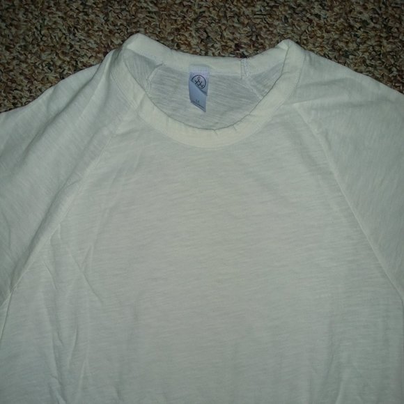 ALTERNATIVE APPAREL 3/4 Sleeve Slub Baseball Tee - Picture 4 of 6